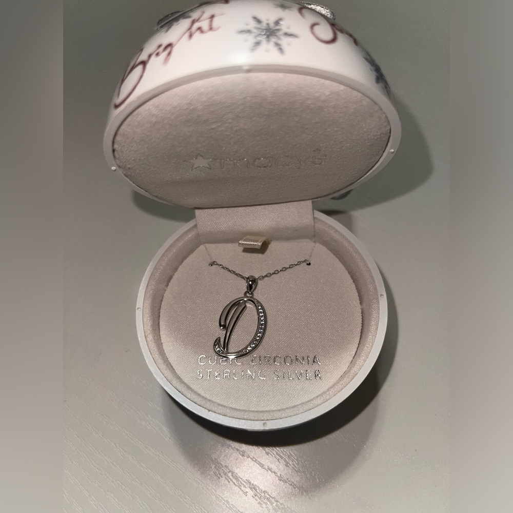 Festive White Ornament with Silver necklaces